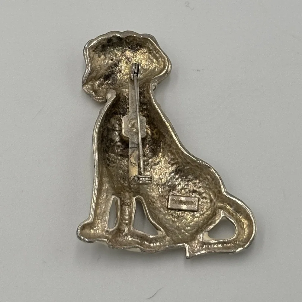 Vintage Dalmatian‎ Dog Brooch by Kerissa